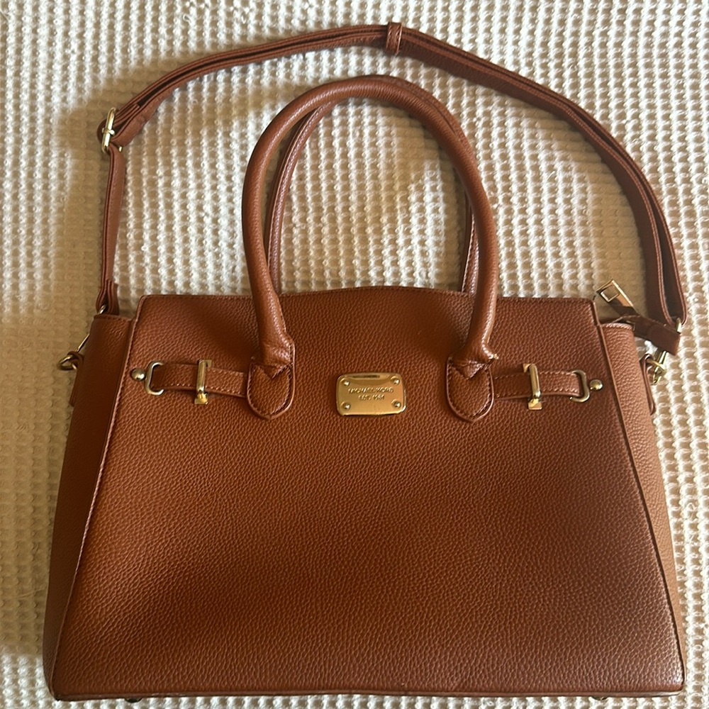 Brown oversized Michael Kors bag/tote